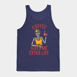 Coffee Gives Me Extra Life Tank Top